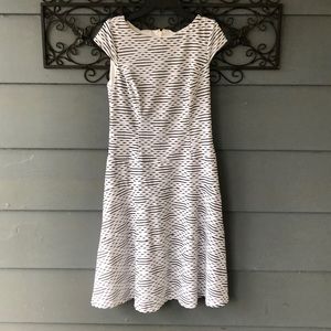 Anne Klein black/White Career Dress